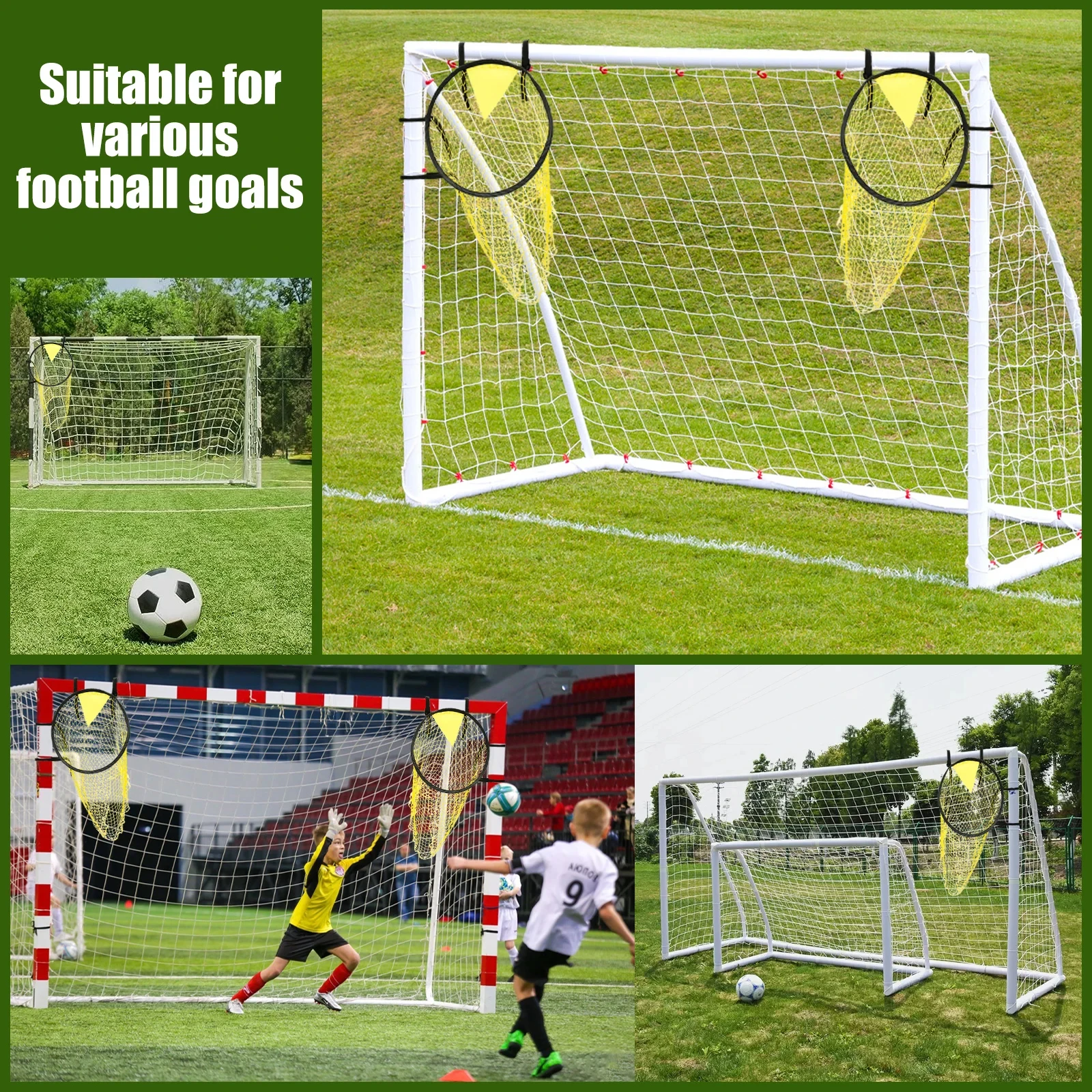 Topshot Rede de Treino de Futebol Alvo Chute Livre - Imagem 5