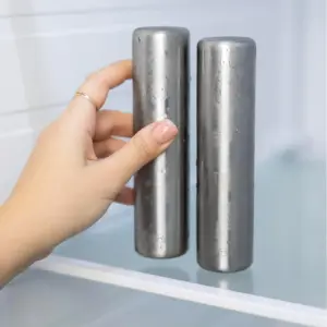 cubos de gelo de aço inoxidável