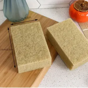 almofada de limpeza esfoliante fibra de coco