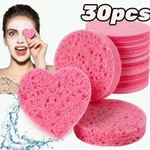 esponjas faciais comprimidas