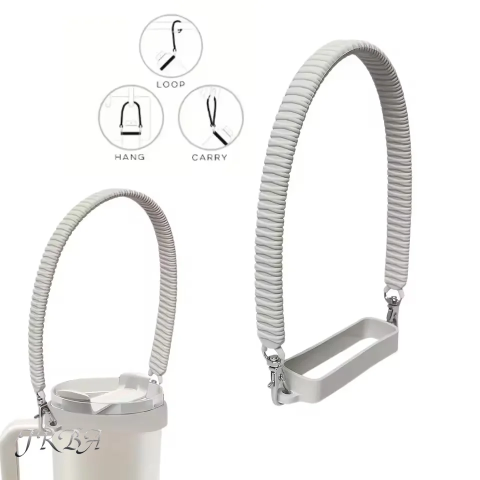 Alça de Silicone para Garrafa de Água Cáqui Escuro - Imagem 3