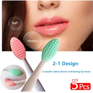 escova esfoliante labial de silicone