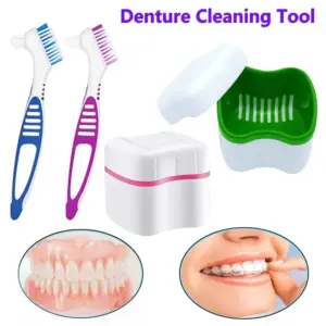 recipiente para dentadura com cesta