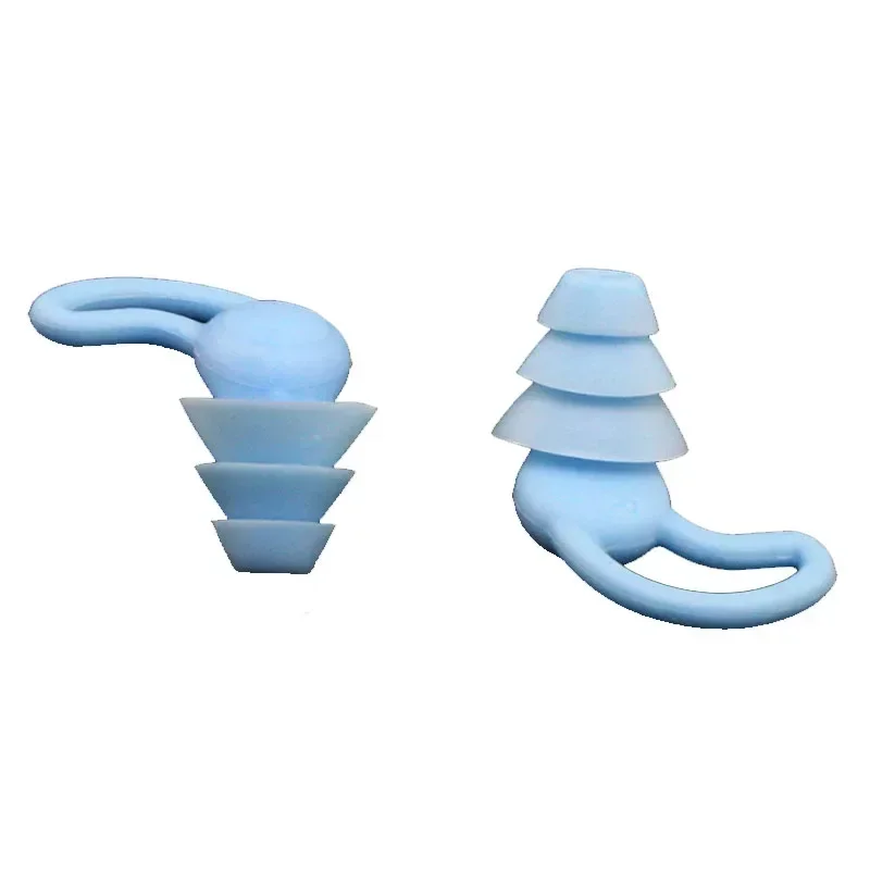 Par de Protetores de Ouvido de Silicone para Natação e Sono - Imagem 3