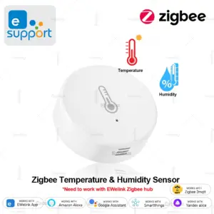 sensor de temperatura e umidade zigbee