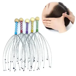 massageador de cabeça polvo