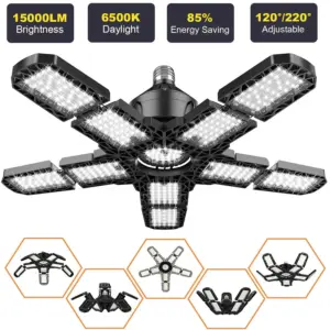 lâmpada de garagem led 150w