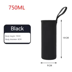 capa para garrafa de água neoprene