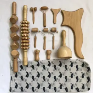 kit maderoterapia ferramentas de massagem