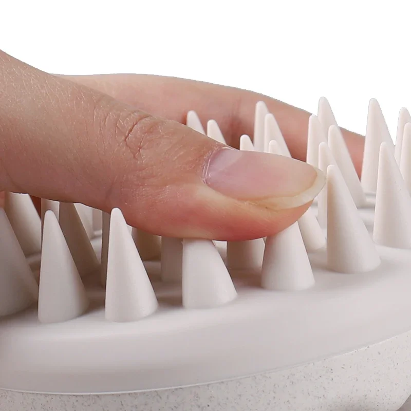 Escova Massageadora de Silicone para Couro Cabeludo - Imagem 5