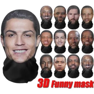 máscara facial malha visual 3d