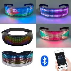 óculos LED DIY RGB
