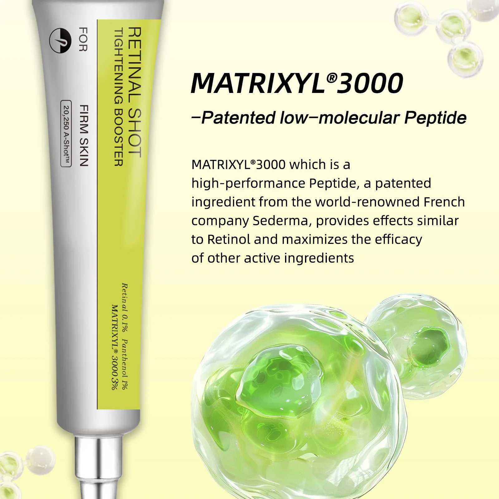 Sérum Facial com 0,1% Nano Retinal e 3% Matrixyl 3000 - Imagem 3