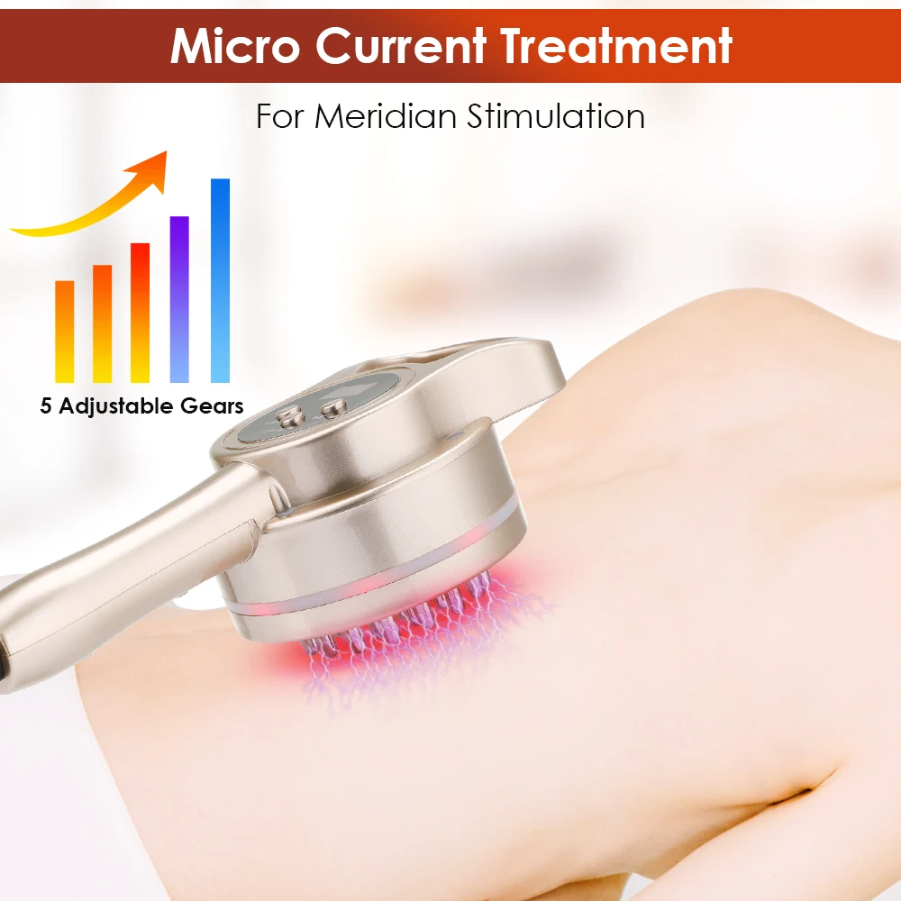 Massageador Corporal Microcorrente Vibração Aquecimento Infravermelho - Imagem 4