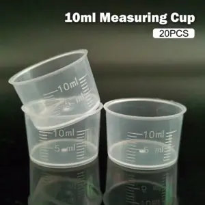 copo de medição descartável 10ml