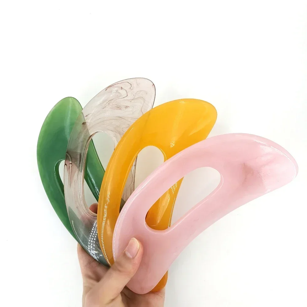Placa Gua Sha de Resina Sintética para Massagem - Imagem 2