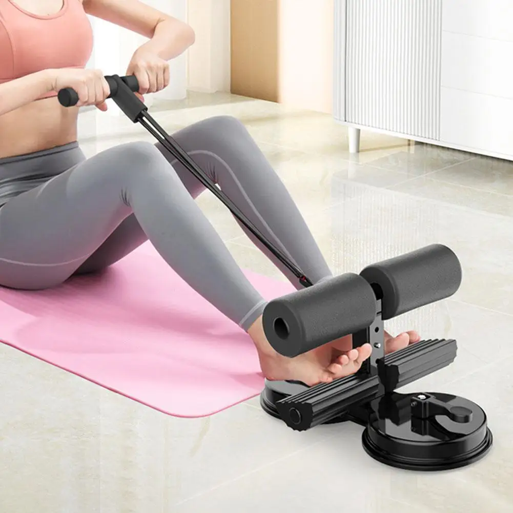 suporte abdominal para chão com ventosas