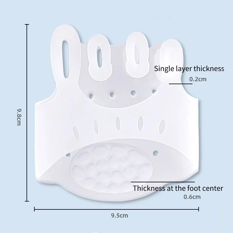 Corretor de Joanete em Gel de Silicone Tamanho Único BRANCO - Imagem 5