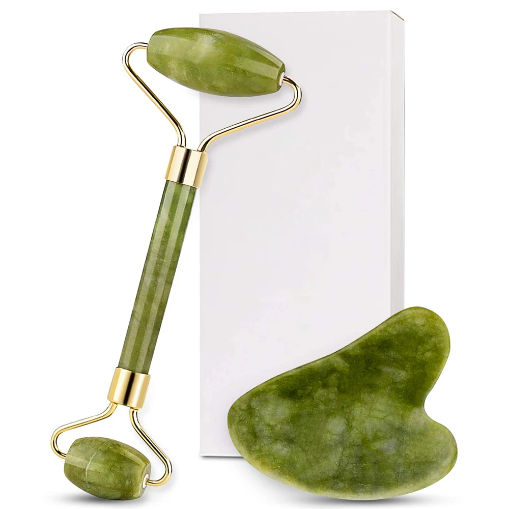 rolo de jade e gua sha