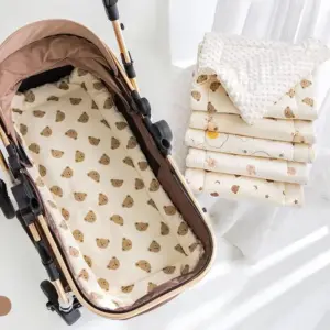 almofada assento carrinho bebê algodão