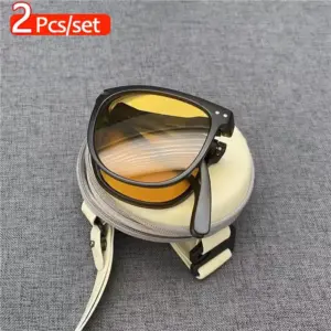 óculos de sol dobrável proteção uv400