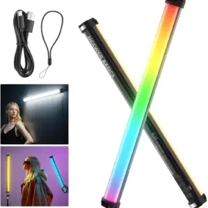 bastão de luz magnético RGB