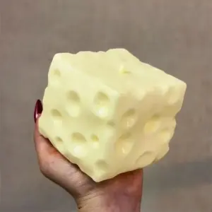 bola sensorial anti-stress queijo