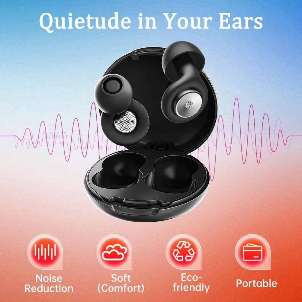 Tampões de Ouvido Silicone com Cancelamento de Ruído 45dB - Imagem 3