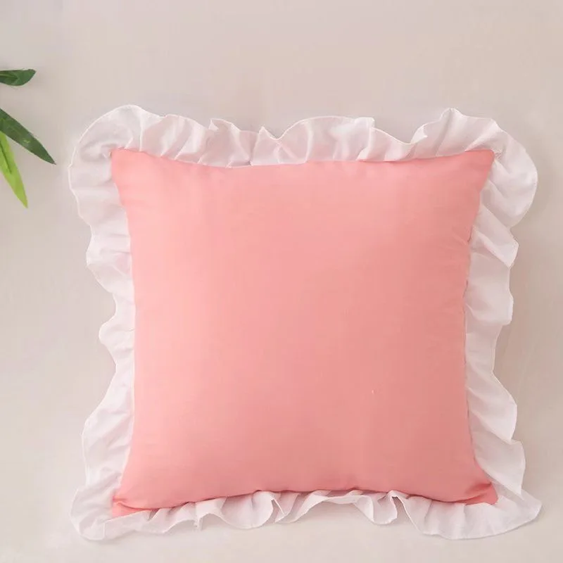 Fronha para Sofá com Babados Decorativa Várias Cores - Imagem 2