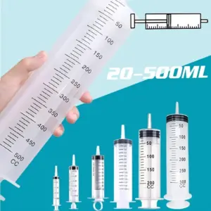 seringa plástica 20ml para líquidos