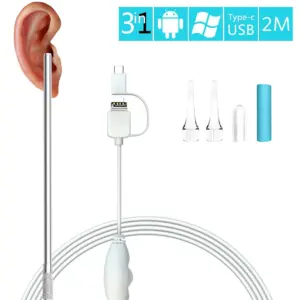 otoscópio veterinário câmera endoscópica usb
