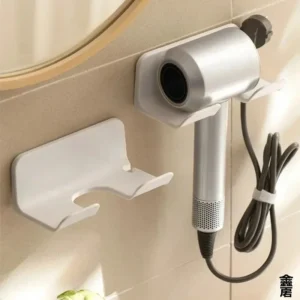 suporte de parede para secador de cabelo