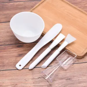 kit facial tigela e espátula