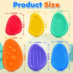 pedras de silicone sensoriais