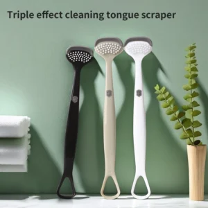 raspador de língua silicone