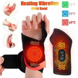 massageador de pulso aquecido vibratório