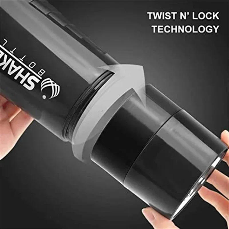 Copo shaker de proteína 500ml com bola whisk wire - Imagem 5
