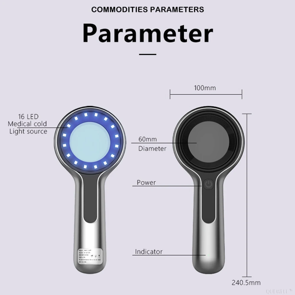 Analisador de Pele Lâmpada Wood DW-B200 - Imagem 3