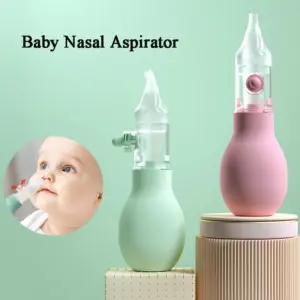 aspirador nasal de silicone para bebê