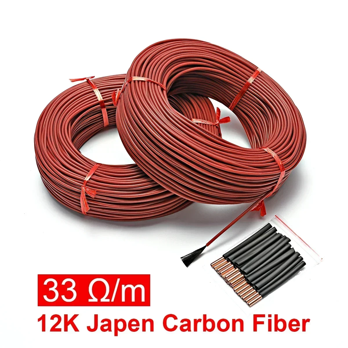 cabo de aquecimento de fibra de carbono 12k