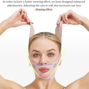 máscara elástica em v para escultura facial