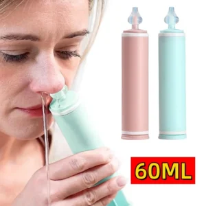 aspirador nasal reutilizável 60ml