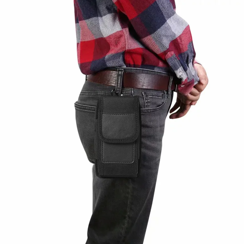 Coldre de Telefone Masculino para Cinto Azul - Imagem 6