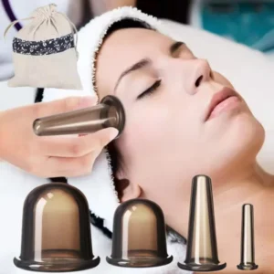 kit ventosas faciais silicone