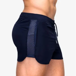 shorts de corrida fitness masculino