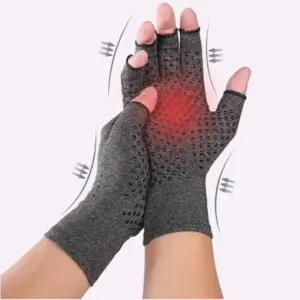 luvas de compressão meio dedo
