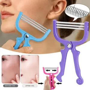 removedor de pelos faciais manual com mola