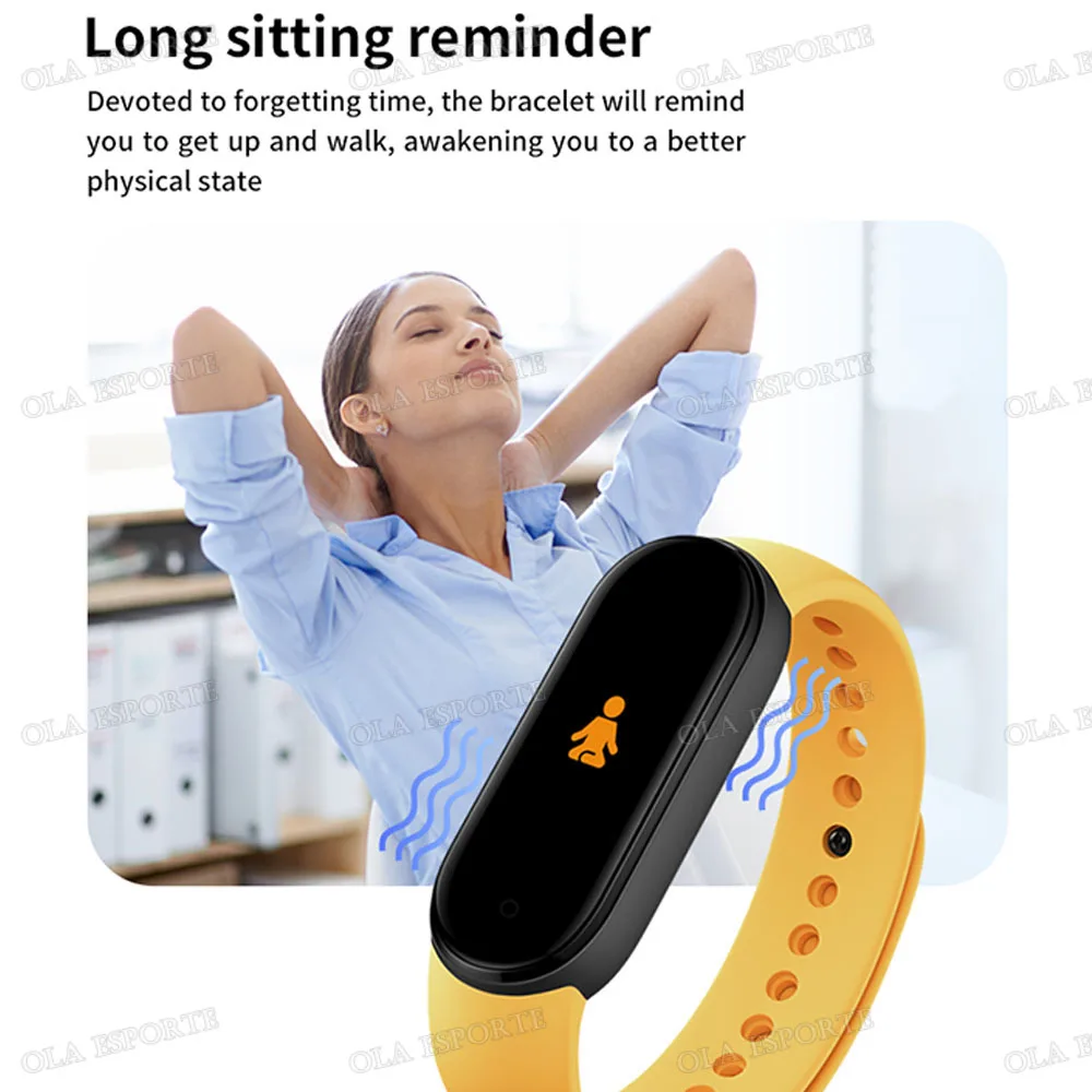 Relógio Inteligente M7 Fitness com Monitor Cardíaco - Imagem 6