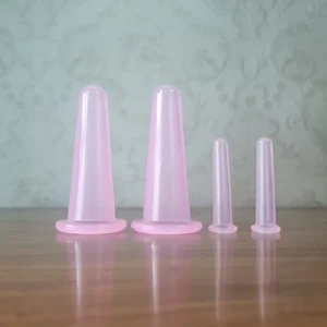 kit 4 ventosas faciais de silicone