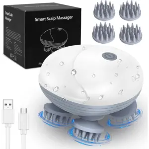 massageador elétrico couro cabeludo